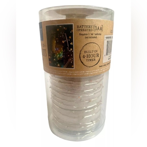 Loft Living Multicolor LED String Lights 10 Feet New - Picture 7 of 10